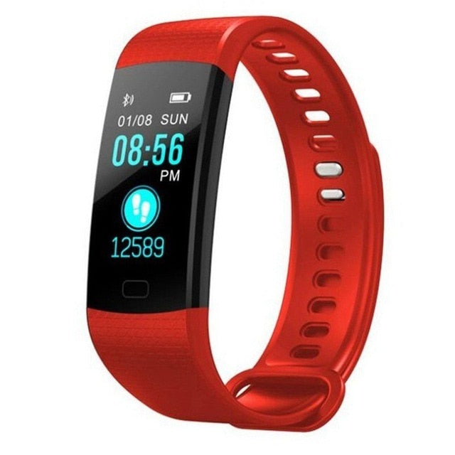 Smart Watch Sports Fitness Activity Heart Rate Tracker Blood Pressure wristband IP67 Waterproof band Pedometer for IOS Android - Amzon World