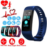 Smart Watch Sports Fitness Activity Heart Rate Tracker Blood Pressure wristband IP67 Waterproof band Pedometer for IOS Android - Amzon World