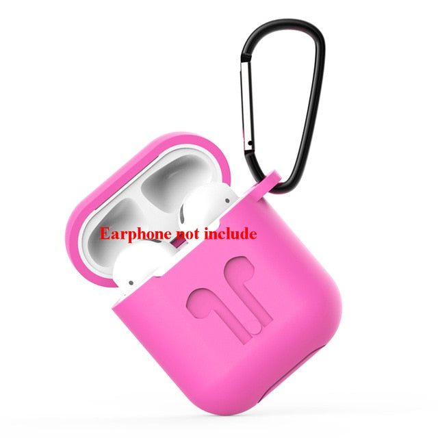 Soft Silicone Case For Airpods For Air Pods Shockproof Earphone Protective Cover Waterproof for iphone 7 8 Headset Accessories - Amzon World