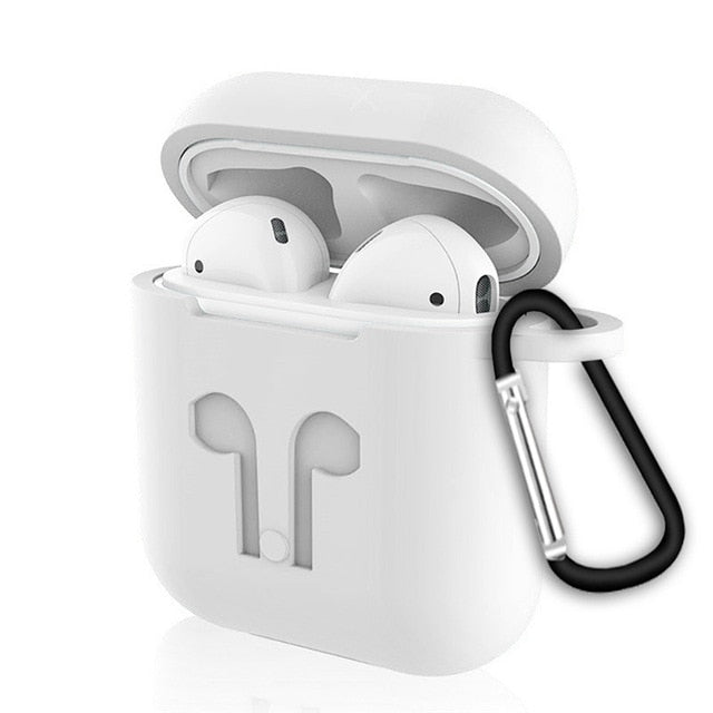 Soft Silicone Case For Airpods For Air Pods Shockproof Earphone Protective Cover Waterproof for iphone 7 8 Headset Accessories - Amzon World