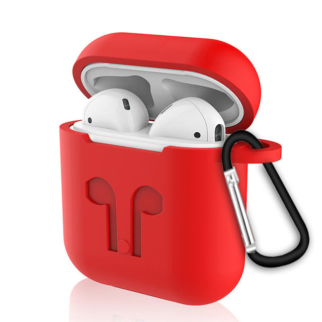 Soft Silicone Case For Airpods For Air Pods Shockproof Earphone Protective Cover Waterproof for iphone 7 8 Headset Accessories - Amzon World