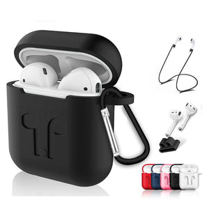 Soft Silicone Case For Airpods For Air Pods Shockproof Earphone Protective Cover Waterproof for iphone 7 8 Headset Accessories - Amzon World