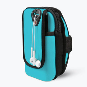 Sport Armband Running Flip Bag Case for iPhone Samsung Universal Smartphone Mobile Phone Earphone Holes Keys Arm Bags Pouch - Amzon World