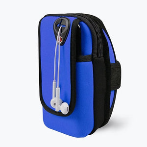 Sport Armband Running Flip Bag Case for iPhone Samsung Universal Smartphone Mobile Phone Earphone Holes Keys Arm Bags Pouch - Amzon World