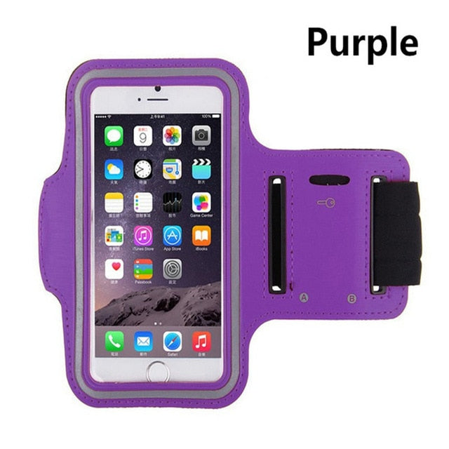 Sport Armband case mobile phone fashion holder for women's on hand smartphone handbags sling Running Gym Arm Band Fitness - Amzon World