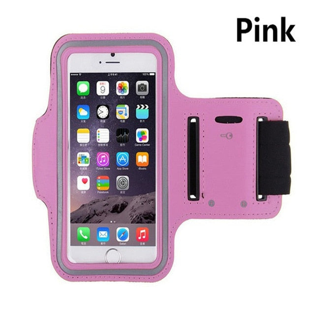 Sport Armband case mobile phone fashion holder for women's on hand smartphone handbags sling Running Gym Arm Band Fitness - Amzon World