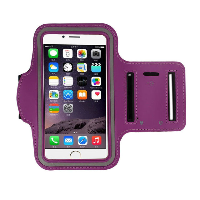 Sport Running Armband for IPhone 6s 6 7 8 Plus X XS XR Armband For Samsung S7 S9 S8 A50 Arm Band Belt GYM Bag Phone Case 5.5inch - Amzon World