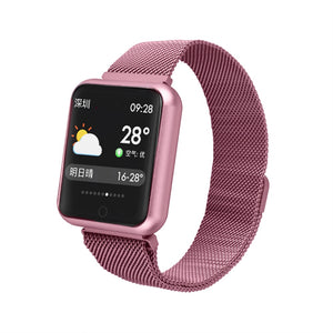 Sports IP68 Smart Watch P68 fitness bracelet activity tracker heart rate monitor blood pressure for ios Android apple iPhone 6 7 - Amzon World