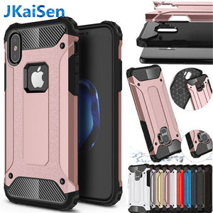 Strong Hybrid Tough Shockproof Armor Phone Back Case for iPhone 5 5S SE 6 6S 7 8 Plus X XS XR MAX Hard Rugged Impact Cover Cases - Amzon World