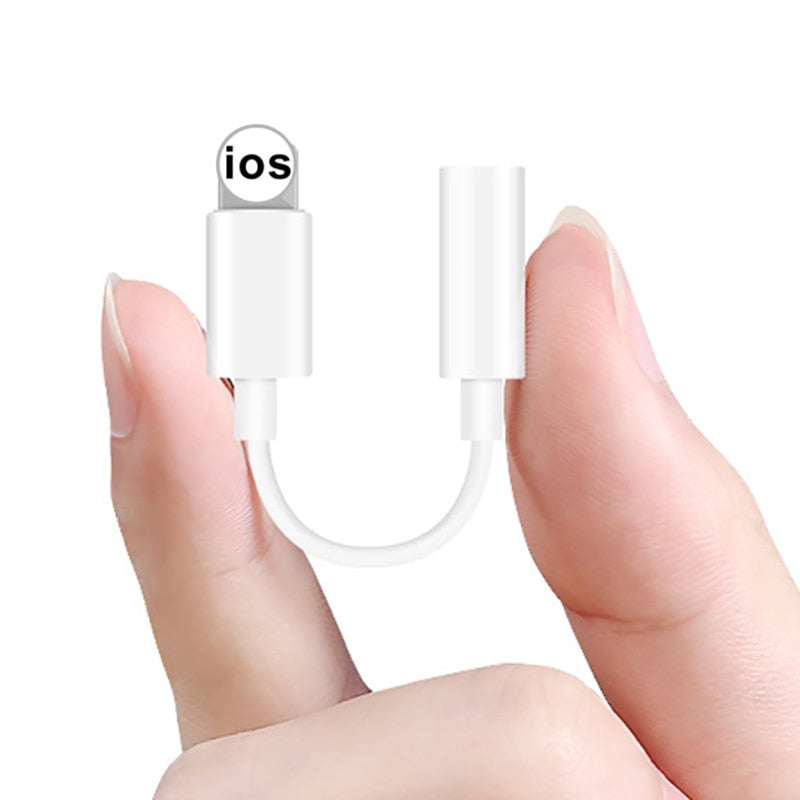 Support all IOS Systems Headphone Adapter For iPhone 7 8 X XR XS Adapter For Lightning Female To 3.5mm Male Jack Cable Converter - Amzon World
