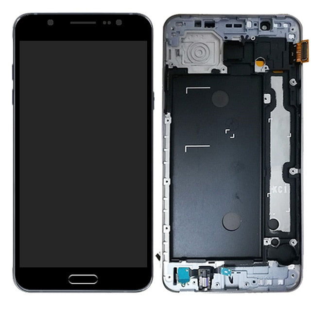 LCD For Samsung Galaxy J7 2016 J710 J710FN J710F J710M J710Y J710G J710H Touch Screen Digitizer Assembly Frame Home Button - Amzon World