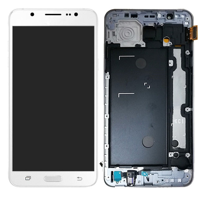 LCD For Samsung Galaxy J7 2016 J710 J710FN J710F J710M J710Y J710G J710H Touch Screen Digitizer Assembly Frame Home Button - Amzon World
