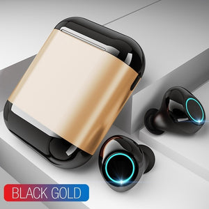 TOMKAS Bluetooth Headphones TWS Earbuds Wireless Bluetooth Earphones Stereo Headset Bluetooth Earphone With Mic and Charging Box - Amzon World