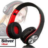 TOMKAS Bluetooth Headphones Wireless Stereo Earphones Foldable Headsets Adjustable Earbuds With Mic/TF Card For With Microphone - Amzon World