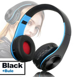 TOMKAS Bluetooth Headphones Wireless Stereo Earphones Foldable Headsets Adjustable Earbuds With Mic/TF Card For With Microphone - Amzon World