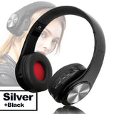 TOMKAS Bluetooth Headphones Wireless Stereo Earphones Foldable Headsets Adjustable Earbuds With Mic/TF Card For With Microphone - Amzon World
