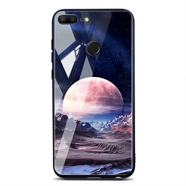 TOMKAS Space Case For Huawei P20 Lite Pro Mate 10 Lite Cases Cover P Smart Glass Coque Phone Case on for Huawei Honor 9 Lite 10 - Amzon World