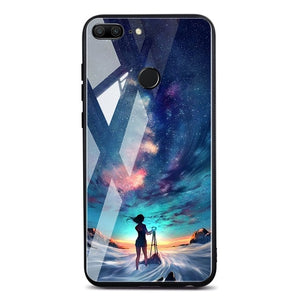 TOMKAS Space Case For Huawei P20 Lite Pro Mate 10 Lite Cases Cover P Smart Glass Coque Phone Case on for Huawei Honor 9 Lite 10 - Amzon World