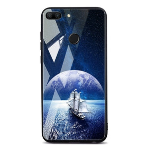 TOMKAS Space Case For Huawei P20 Lite Pro Mate 10 Lite Cases Cover P Smart Glass Coque Phone Case on for Huawei Honor 9 Lite 10 - Amzon World