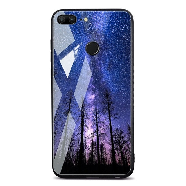TOMKAS Space Case For Huawei P20 Lite Pro Mate 10 Lite Cases Cover P Smart Glass Coque Phone Case on for Huawei Honor 9 Lite 10 - Amzon World