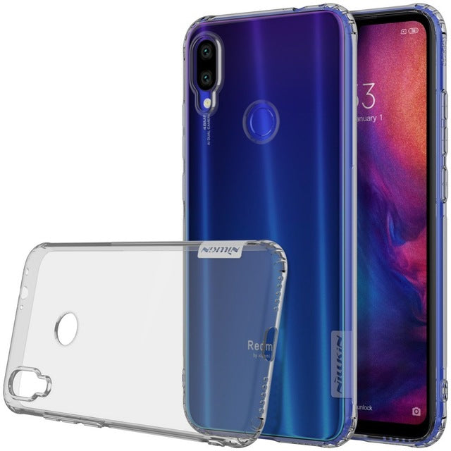 TPU Case For Xiaomi Redmi Note 7 NILLKIN Nature Transparent Silicone Soft Back Cover Xiaomi Redmi Note 7 Pro Case - Amzon World