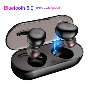 Headphones Bluetooth 5.0 Wireless Earphones Sports Earphone 3D Stereo Sound Earbud with Portable Mic and Charging box - Amzon World