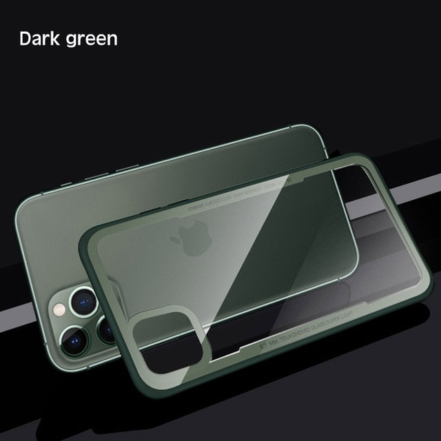 Tempered Glass Case For iPhone 7 8 6 6s Plus High Quality Clear Soft Silicone Glass Cover For iPhone 11 Pro X XR XS Max Cases - Amzon World