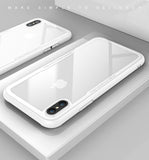 Tempered Glass Case For iPhone 7 8 6 6s Plus High Quality Clear Soft Silicone Glass Cover For iPhone 11 Pro X XR XS Max Cases - Amzon World