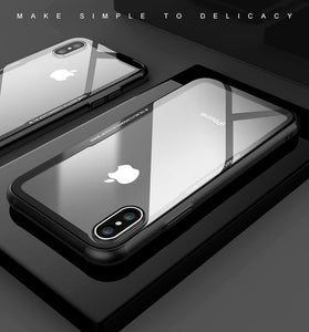 Tempered Glass Case For iPhone 7 8 6 6s Plus High Quality Clear Soft Silicone Glass Cover For iPhone 11 Pro X XR XS Max Cases - Amzon World