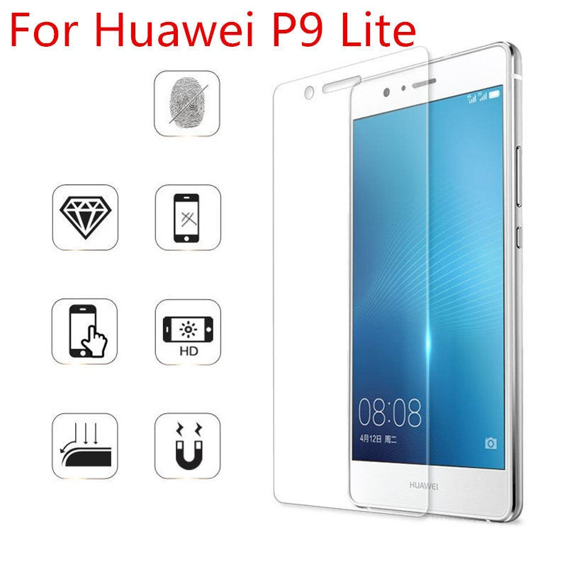 Tempered Glass For Huawei P9 Lite Screen Protector Premium 9H 2.5D 0.3mm Anti-scratch Protection Film for Huawei P9 Lite Glass - Amzon World