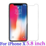 Tempered Glass For iPhone XS XR XS MAX Screen Protector Cover For iPhone 8 X 7 6 6S Plus 5 5S SE XS 6.1 6.5 5.8 inch 2019 - Amzon World