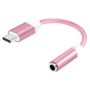 Type-C to 3.5mm Jack Converter Earphone Audio Adapter Cable Type USB C to 3.5 mm Headphone Aux Cable for Huawei P20 Lite Mate 20 - Amzon World
