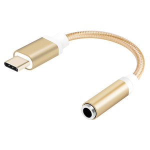 Type-C to 3.5mm Jack Converter Earphone Audio Adapter Cable Type USB C to 3.5 mm Headphone Aux Cable for Huawei P20 Lite Mate 20 - Amzon World