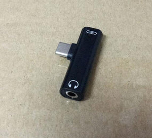 Type C to Type-C 3.5mm Aux Audio Charge Adapter for Huawei P30 P20 Pro Xiaomi Mi 8 6 Samsung S8 S9 Plus 3.5mm Headphone Adapter - Amzon World