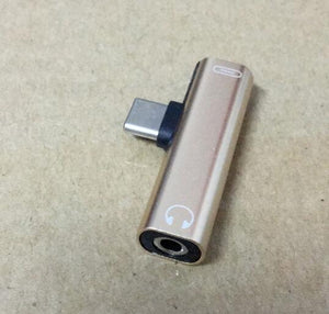 Type C to Type-C 3.5mm Aux Audio Charge Adapter for Huawei P30 P20 Pro Xiaomi Mi 8 6 Samsung S8 S9 Plus 3.5mm Headphone Adapter - Amzon World