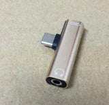 Type C to Type-C 3.5mm Aux Audio Charge Adapter for Huawei P30 P20 Pro Xiaomi Mi 8 6 Samsung S8 S9 Plus 3.5mm Headphone Adapter - Amzon World