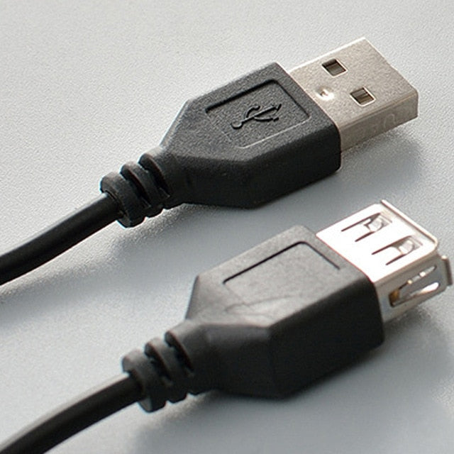 USB Extension Cable Super Speed USB 2.0 Cable Male to Female 1m Data Sync USB 2.0 Extender Cord Extension Cable - Amzon World