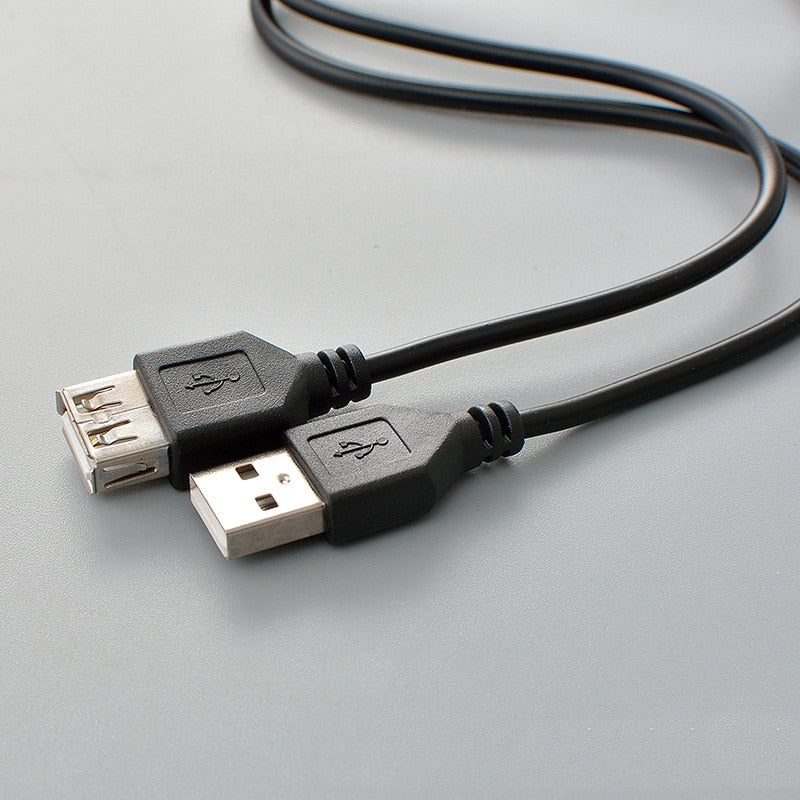 USB Extension Cable Super Speed USB 2.0 Cable Male to Female 1m Data Sync USB 2.0 Extender Cord Extension Cable - Amzon World