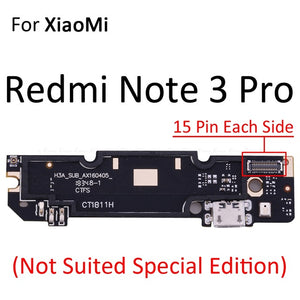 USB Power Charging Connector Plug Port Dock Flex Cable For Xiaomi Redmi 2 2A 3S 4A 4X 5A Note 4X Global 2 4 Note 3 Pro 5A - Amzon World