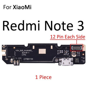 USB Power Charging Connector Plug Port Dock Flex Cable For Xiaomi Redmi 2 2A 3S 4A 4X 5A Note 4X Global 2 4 Note 3 Pro 5A - Amzon World