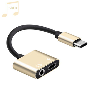 USB Type C To 3.5mm Earphone Jack Adapter For Leeco Le Max 2/Pro 3 S3 Aux Audio Cable Headphone Charger Charging USB-C Converter - Amzon World