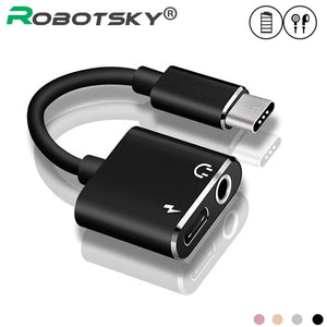 USB Type C To 3.5mm Earphone Jack Adapter For Leeco Le Max 2/Pro 3 S3 Aux Audio Cable Headphone Charger Charging USB-C Converter - Amzon World
