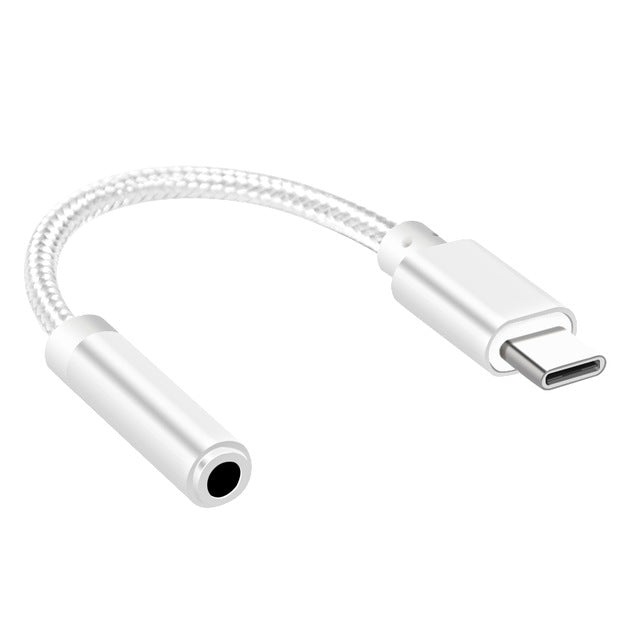 USB Type-C to 3.5mm Headphone Jack AUX Audio Cable Adapter for Samsung LG Nexus Oneplus Nokia Xiaomi Huawei Type C Smart Phones - Amzon World