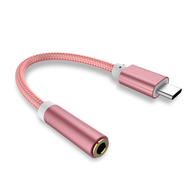 USB Type-C to 3.5mm Headphone Jack AUX Audio Cable Adapter for Samsung LG Nexus Oneplus Nokia Xiaomi Huawei Type C Smart Phones - Amzon World