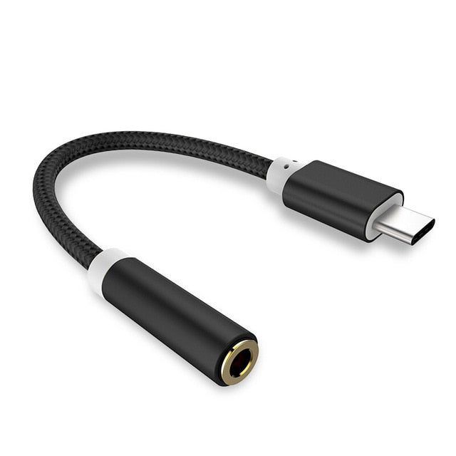 USB Type-C to 3.5mm Headphone Jack AUX Audio Cable Adapter for Samsung LG Nexus Oneplus Nokia Xiaomi Huawei Type C Smart Phones - Amzon World