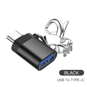 USB typec otg adapter Fast Type C to usb 3.0 converter usb-c type-c charge data sync cable for samsung huawei xiaomi macbook - Amzon World