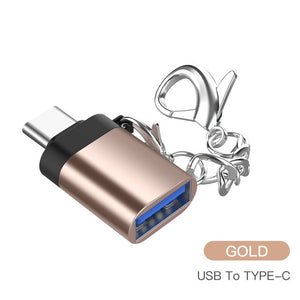 USB typec otg adapter Fast Type C to usb 3.0 converter usb-c type-c charge data sync cable for samsung huawei xiaomi macbook - Amzon World