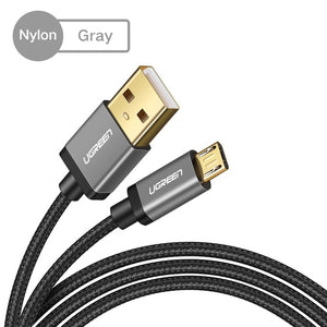 Micro USB Cable 2.4A Nylon Fast Charge USB Data Cable for Samsung Xiaomi LG Tablet Android Mobile Phone USB Charging Cord - Amzon World