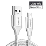 Micro USB Cable 2.4A Nylon Fast Charge USB Data Cable for Samsung Xiaomi LG Tablet Android Mobile Phone USB Charging Cord - Amzon World