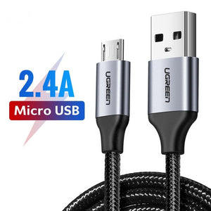 Micro USB Cable 2.4A Phone Fast USB Charge Cable for Xiaomi Redmi Note5 Micro USB Charger Data Cable for Samsung USB Cord - Amzon World